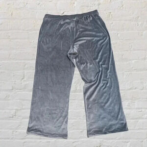 SKIMS Velour Wide Leg Pants - Smoke